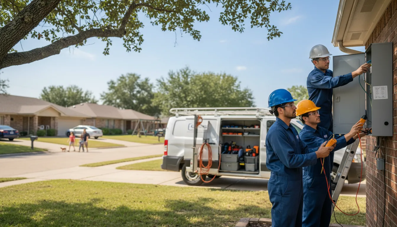 Certified electrician providing emergency electrical services in Quitman, LA